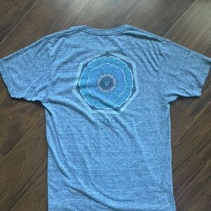 Vissla S grey heather short sleeve tee shirt